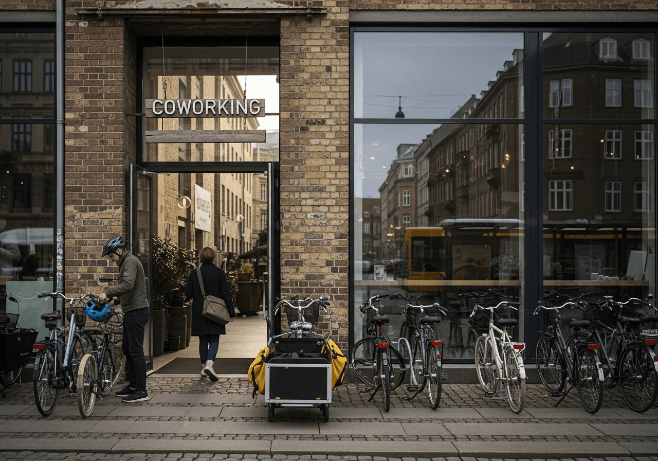 Grønt kontorfællesskab i København: en uden-BS beslutningsguide til bæredygtig kontorplads