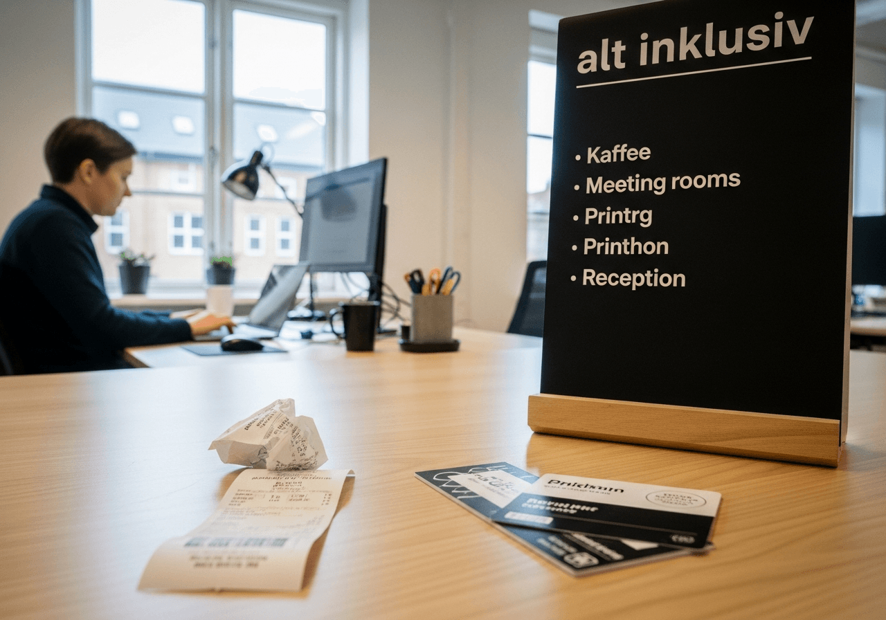 “Alt inklusiv” kontorplads i København: De skjulte forskelle der gør den billige dyr