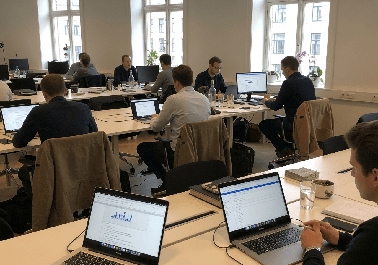 Hvor meget kontor har I egentlig brug for i 2026? En beslutningsguide til hybridteams i København (2–3 dage/uge)