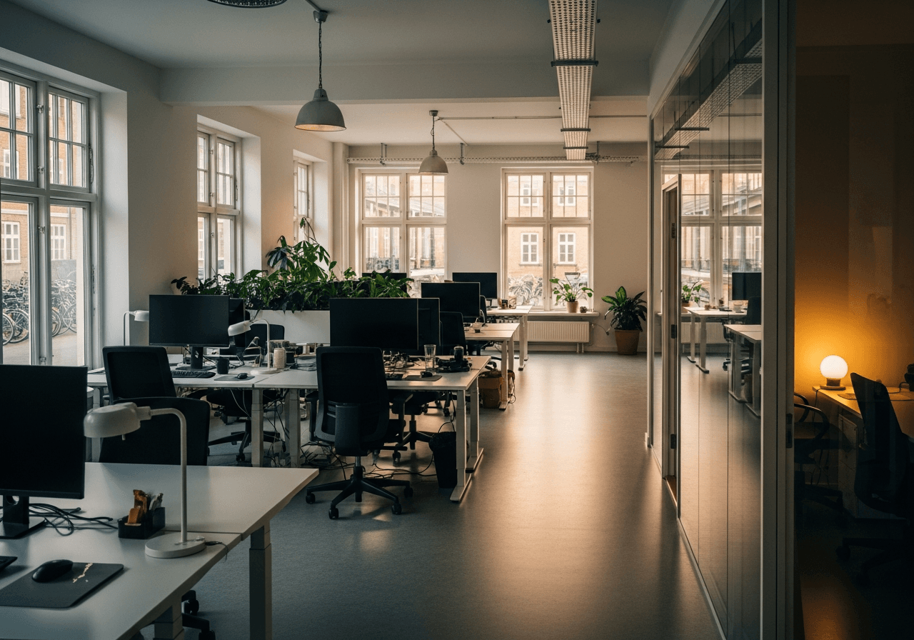 Flexplads, fast plads eller privat kontor i København (2026): En datadrevet guide til at vælge rigtigt