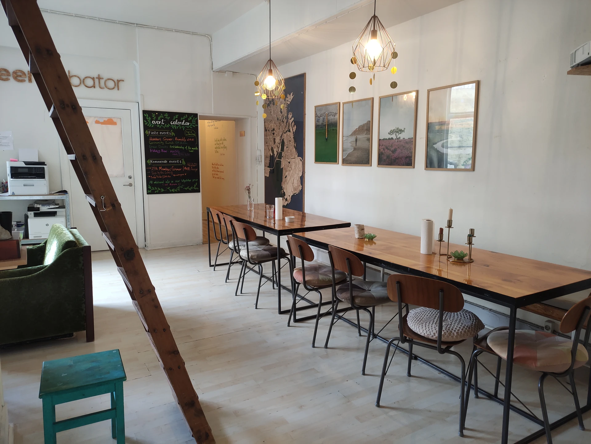 Billede fra Greencubator - Kontorfællesskab i København