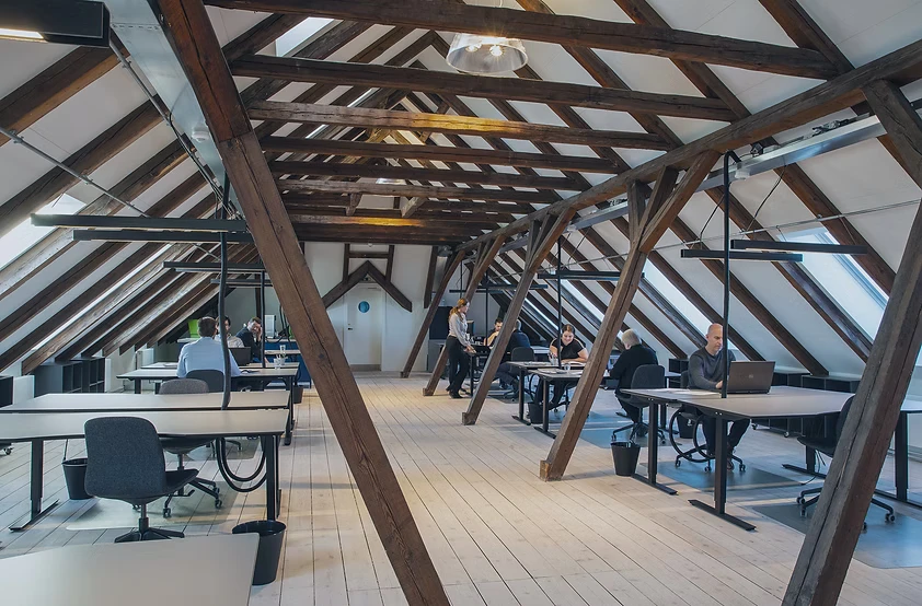 Billede fra TechStation - Kontorfællesskab i København