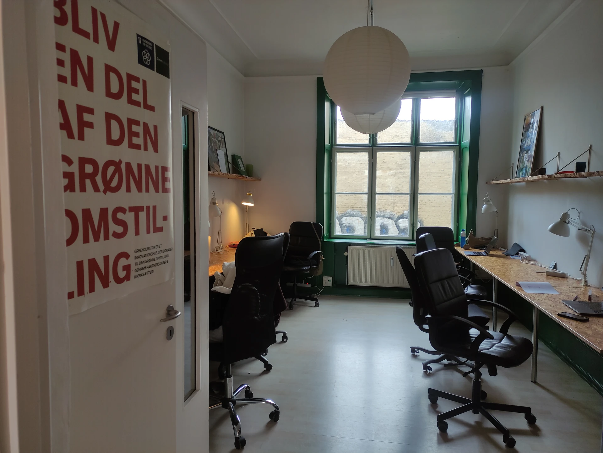 Billede fra Greencubator - Kontorfællesskab i København